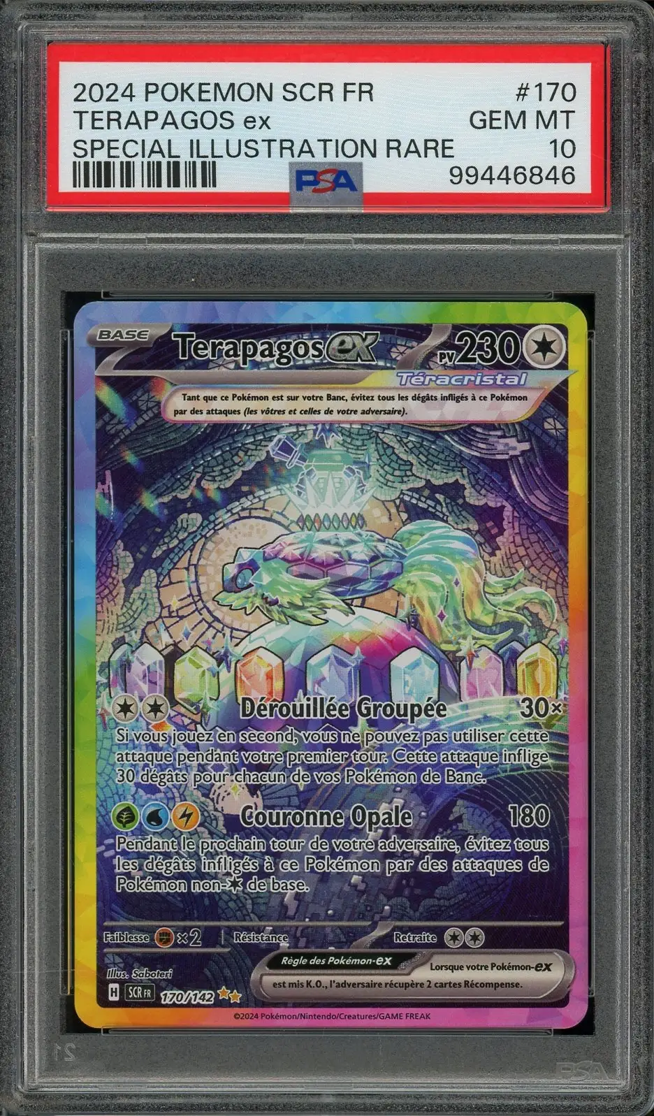 PSA 10 Terapagos Ex