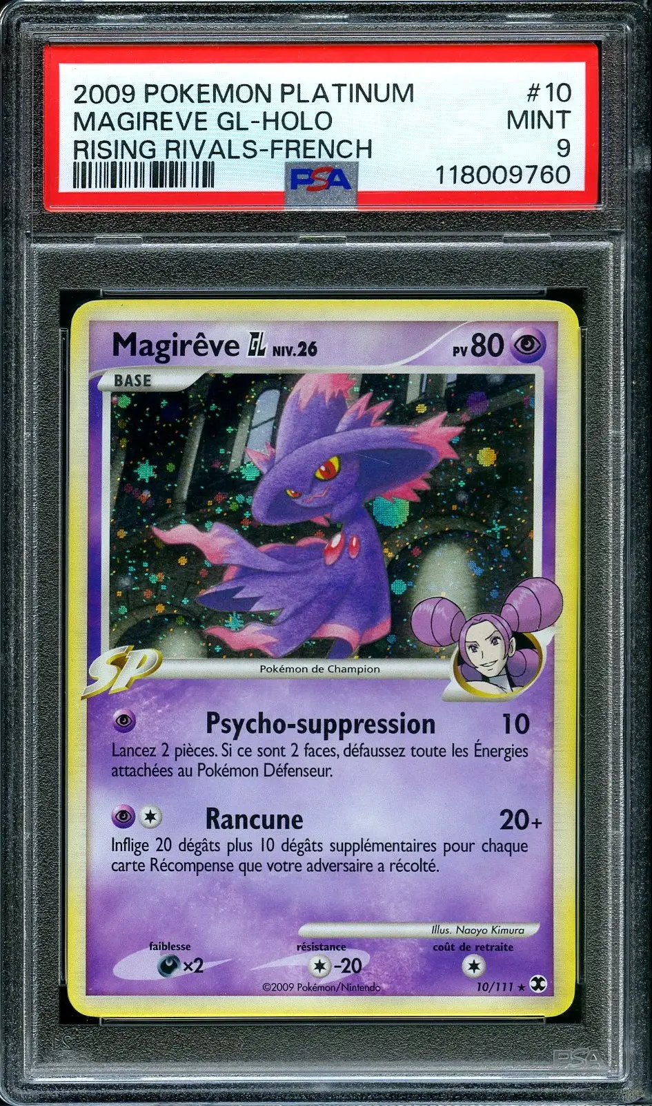 PSA 9 Mismagius Lv. X