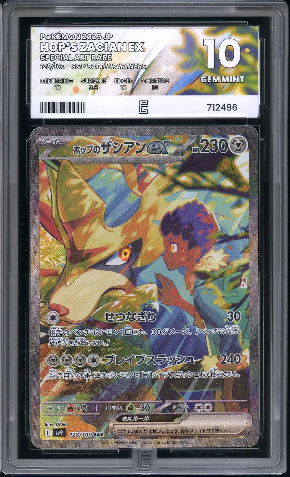 PG 10 Hop's Zacian Ex