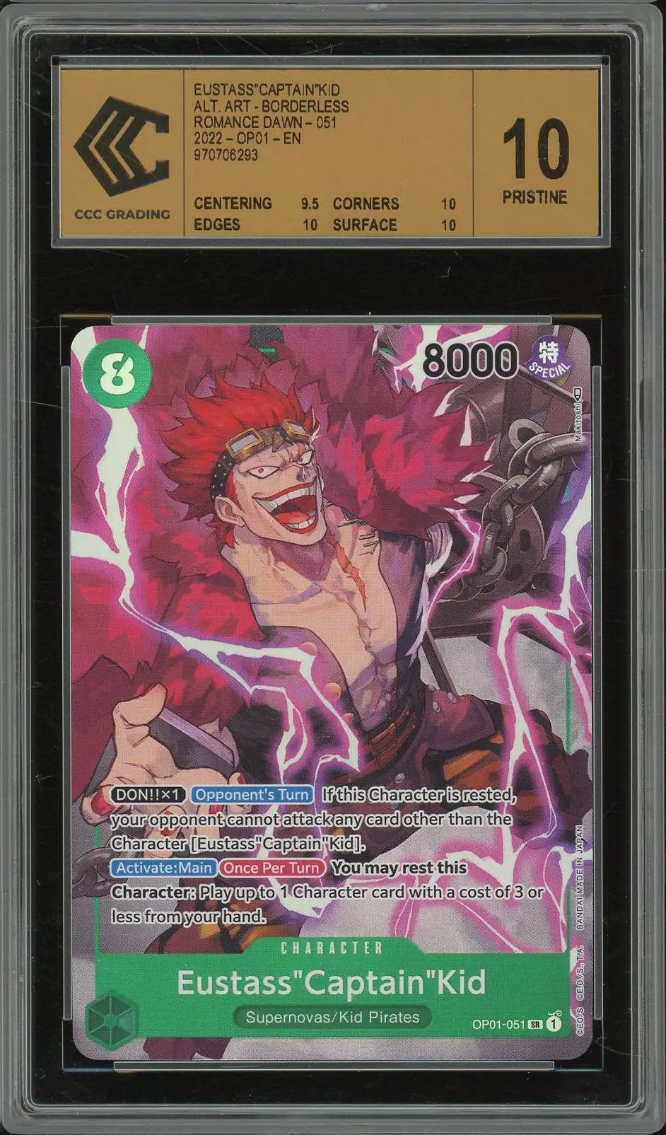 CCC 10 Eustass "Captain" Kid