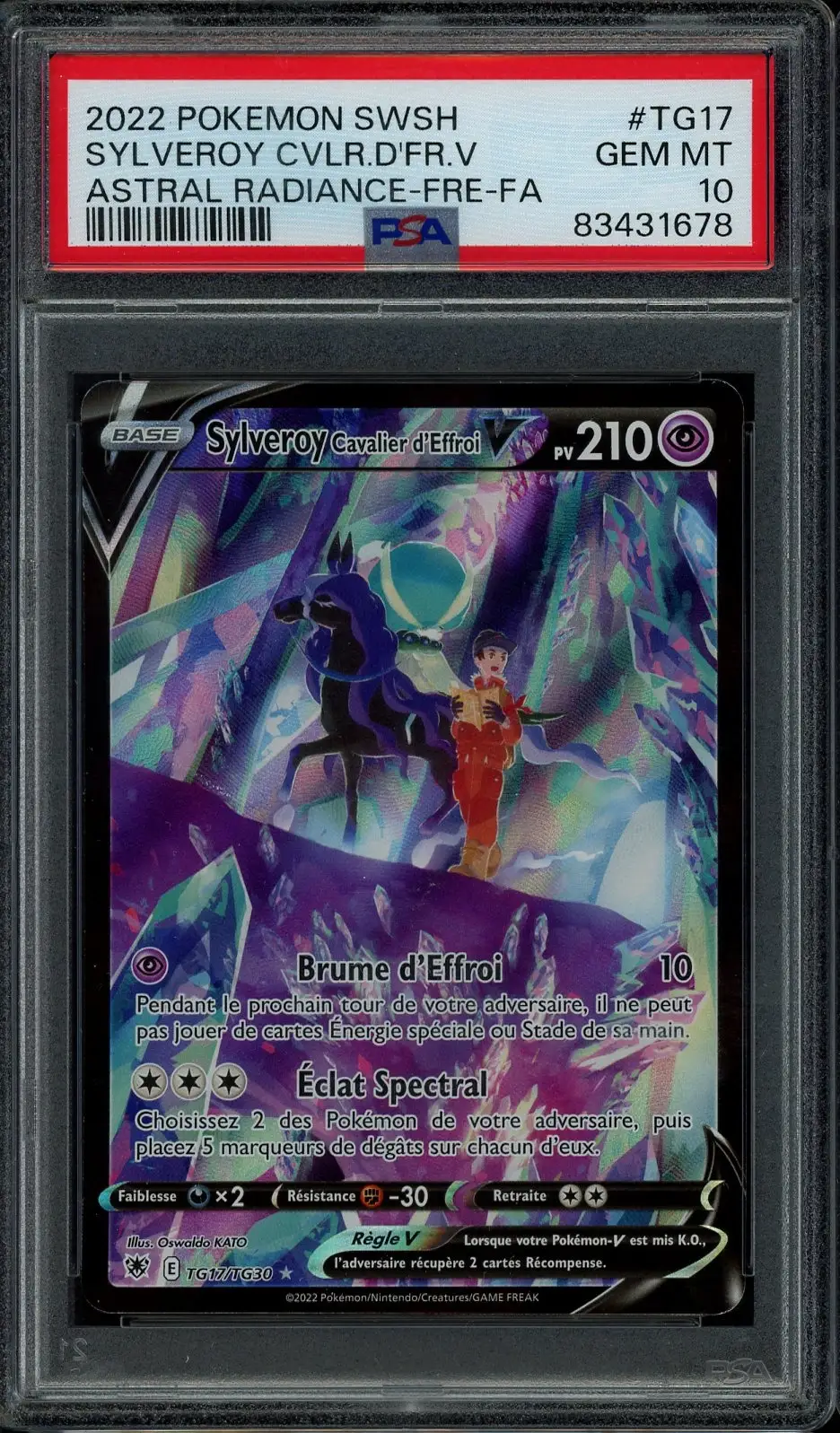 PSA 10 Sylveroy Cavalier d'Effroi V