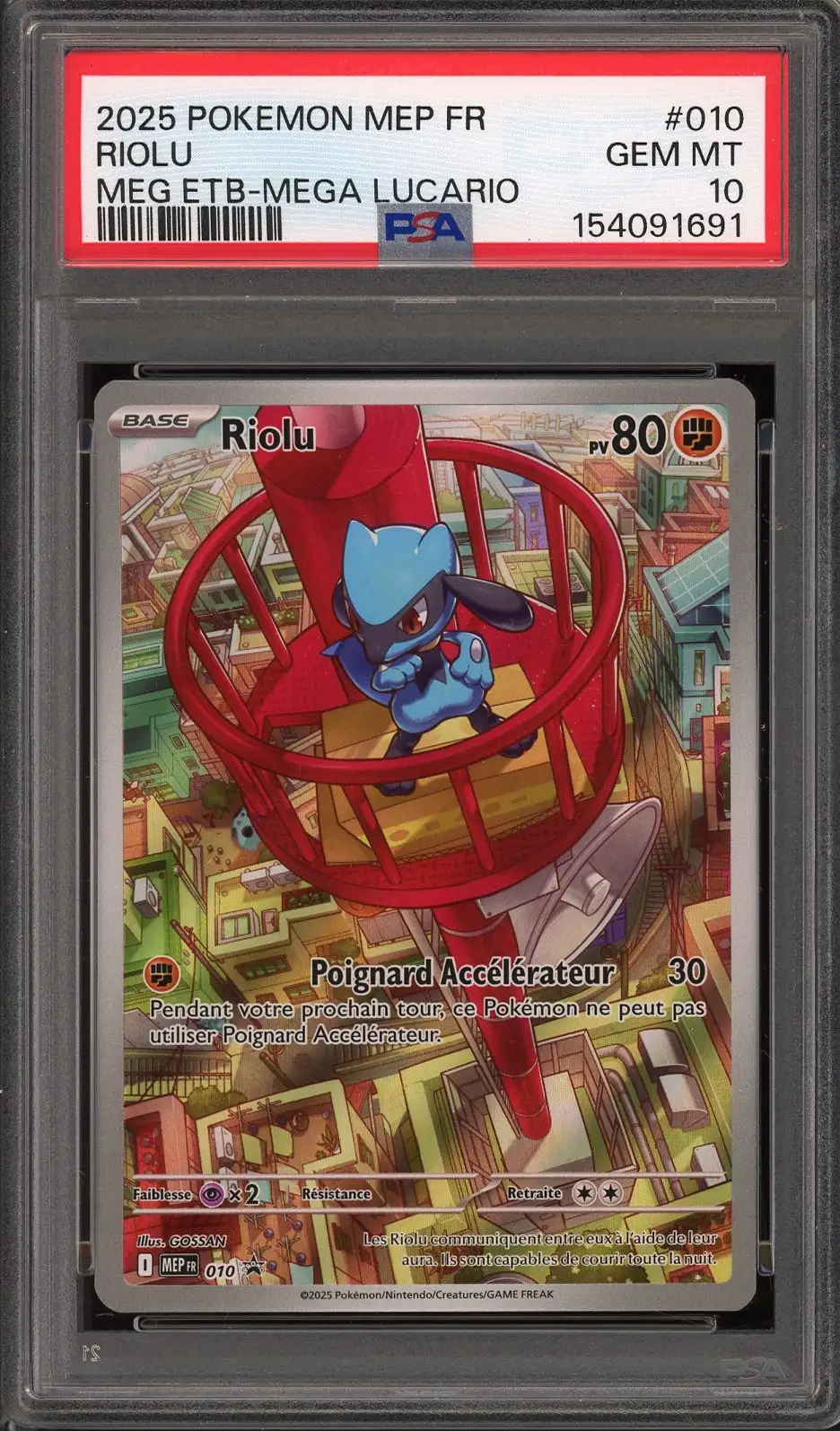 PSA 10 Riolu