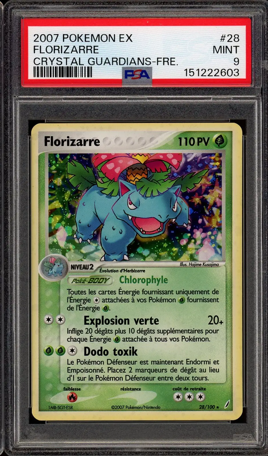 PSA 9 Florizarre Holo