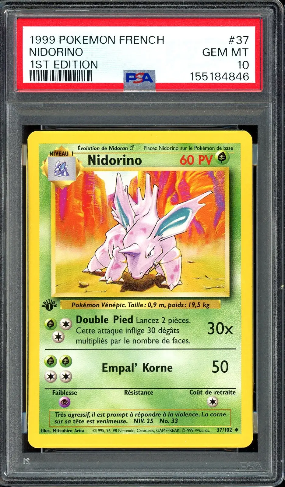 PSA 10 Nidorino