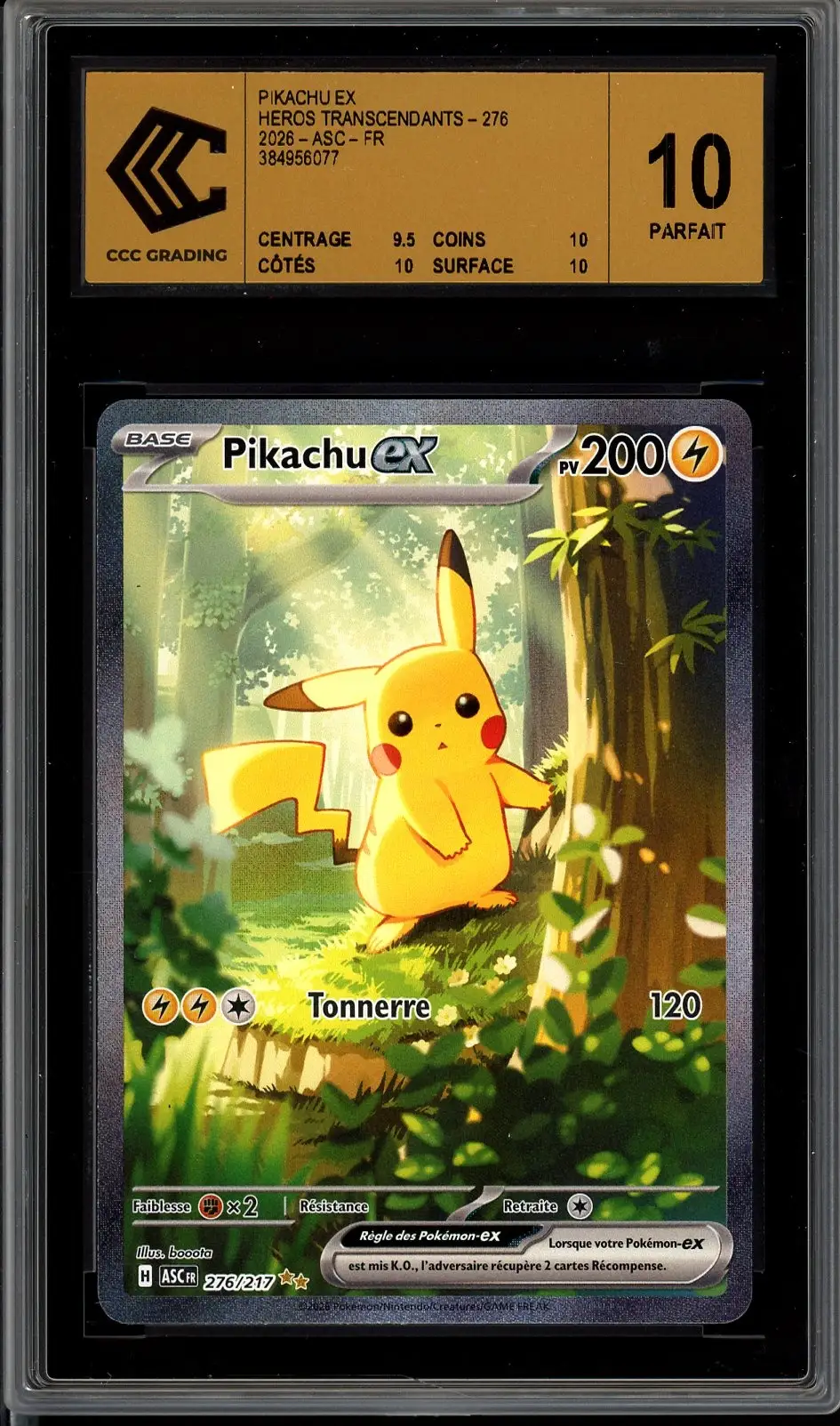 CCC 10 Pikachu Ex