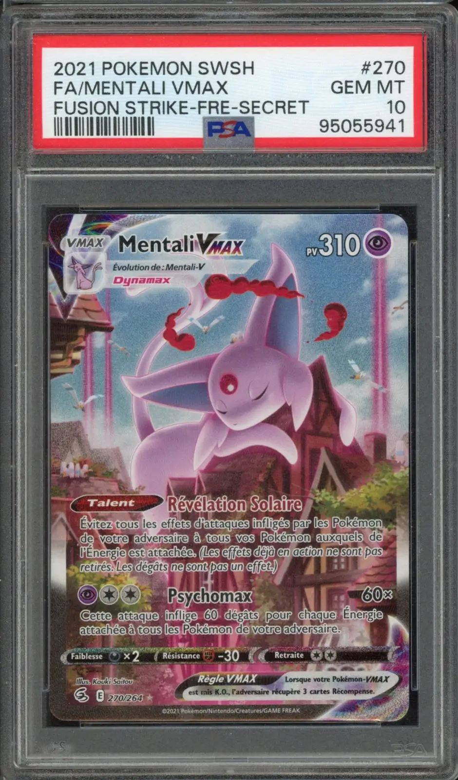 PSA 10 Mentali VMax