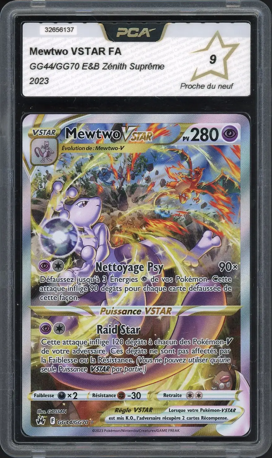 PCA 9.5 Mewtwo VStar