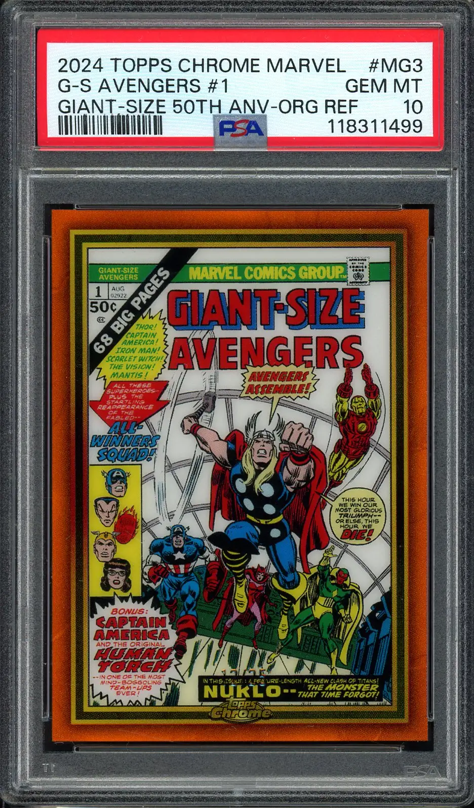 PSA 10 Giant-Size Avengers #1