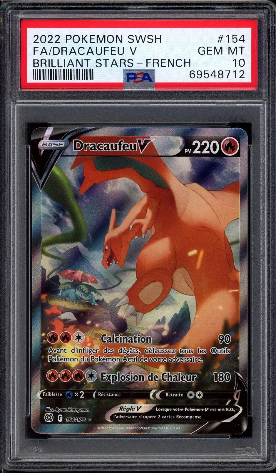 PSA 10 Dracaufeu V
