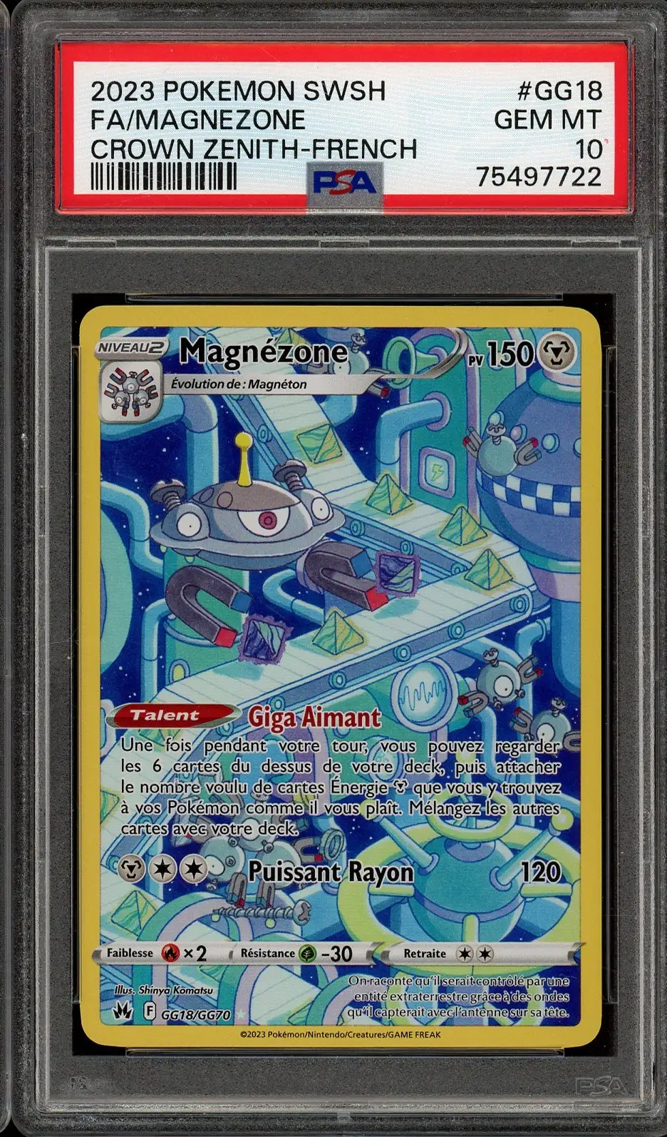 PSA 10 Magnézone