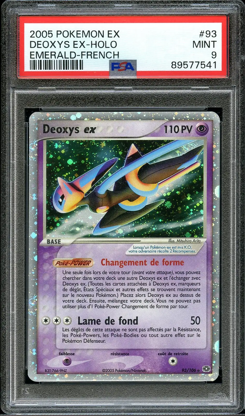 PSA 9 Deoxys Ex