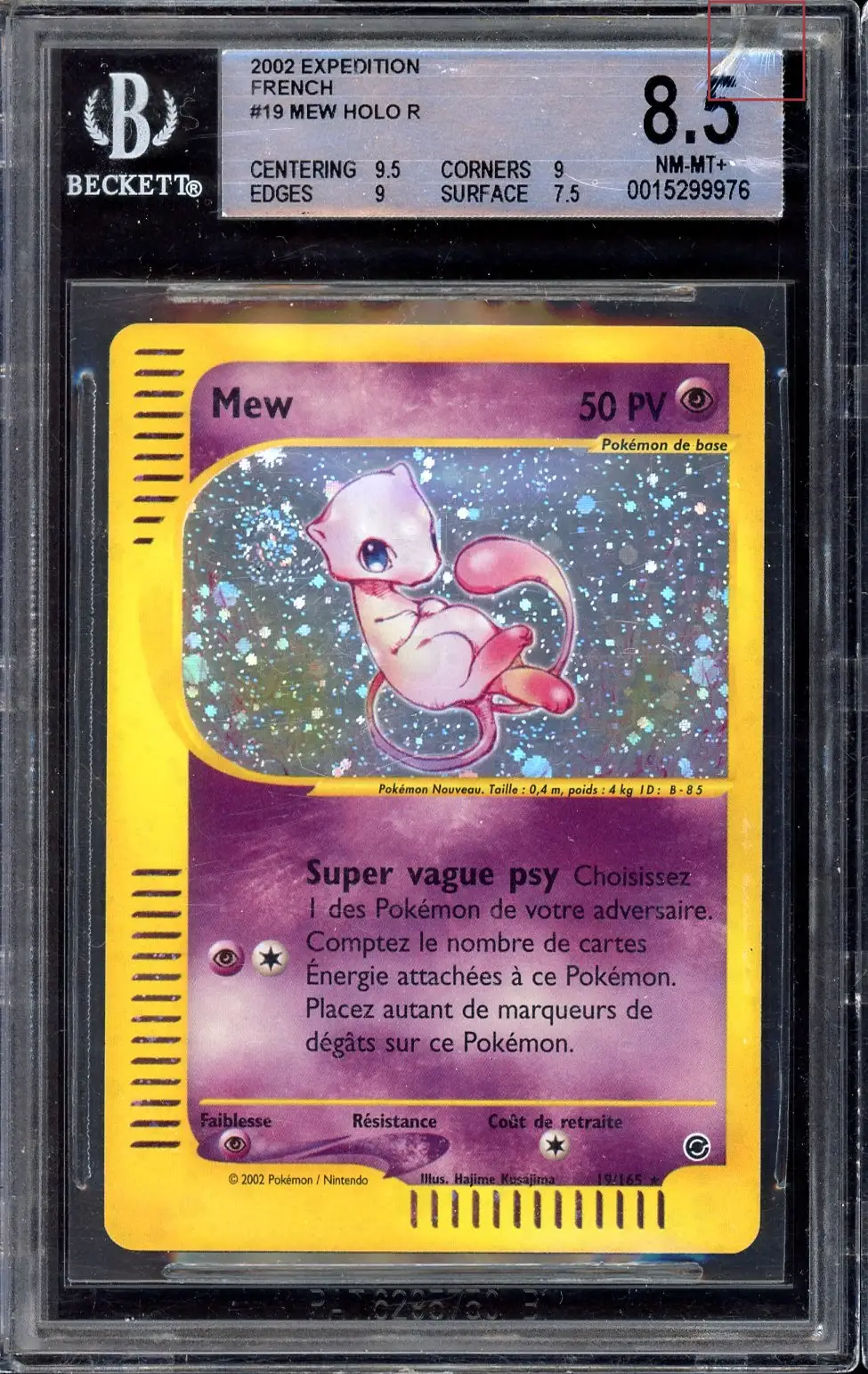 BGS 8.5 Mew Holo
