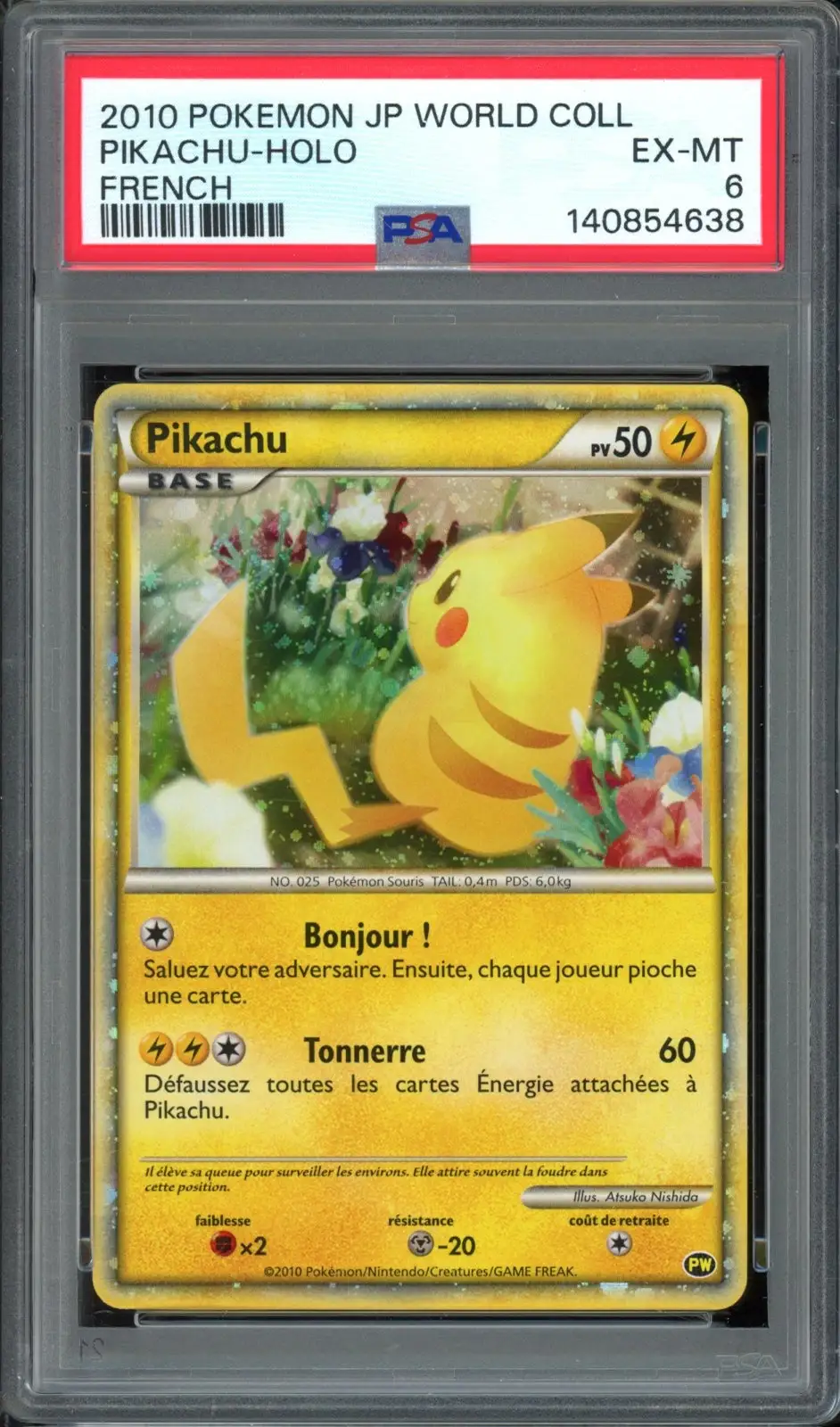 PSA 6 Pikachu Holo