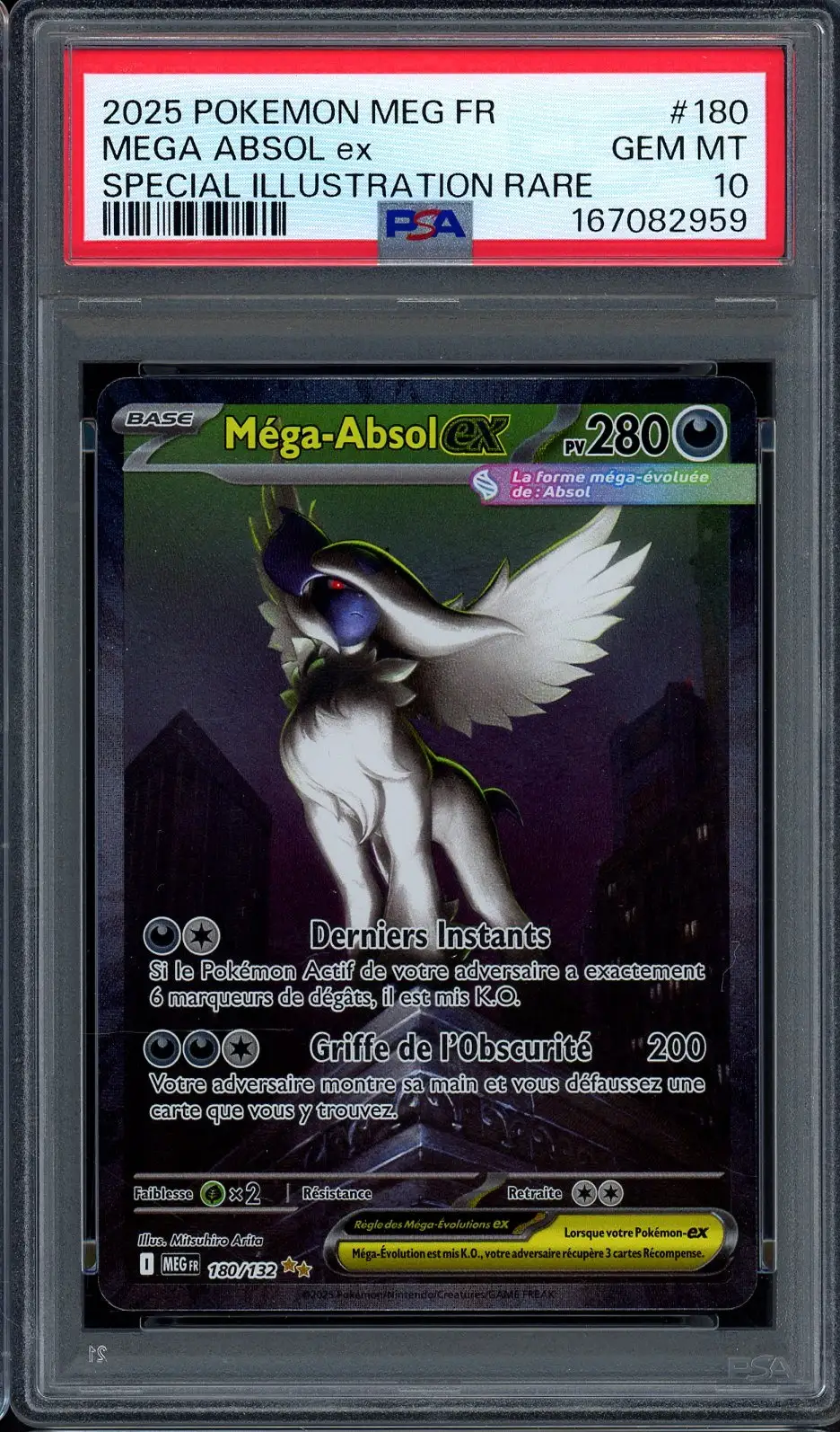 PSA 10 Méga-Absol Ex