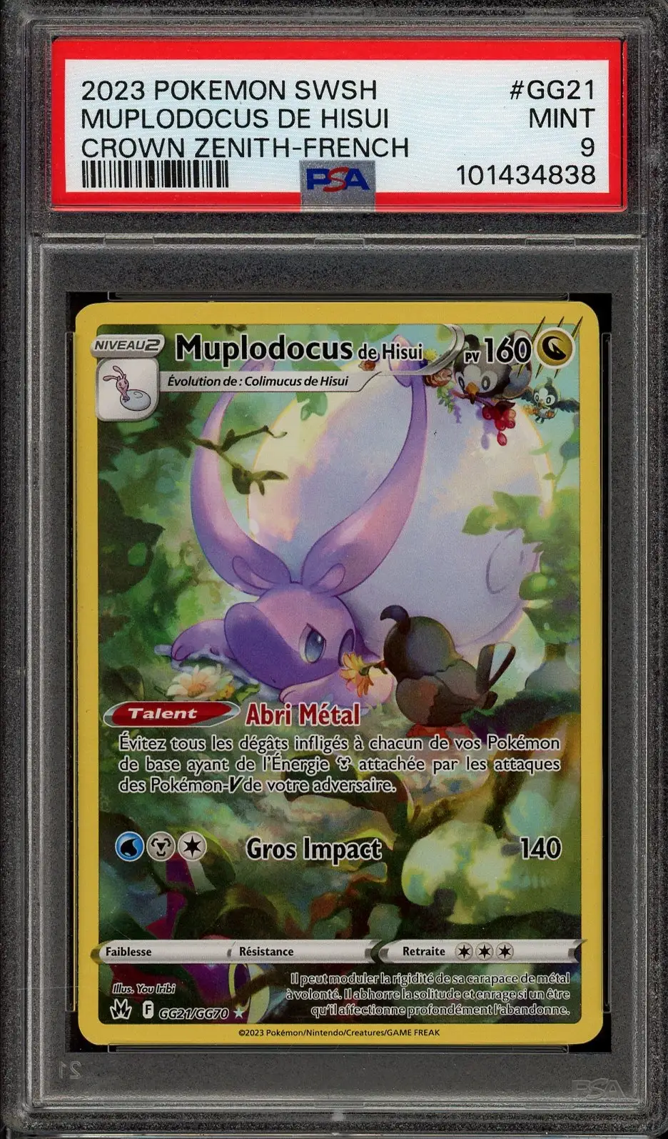 PSA 9 Muplodocus de Hisui