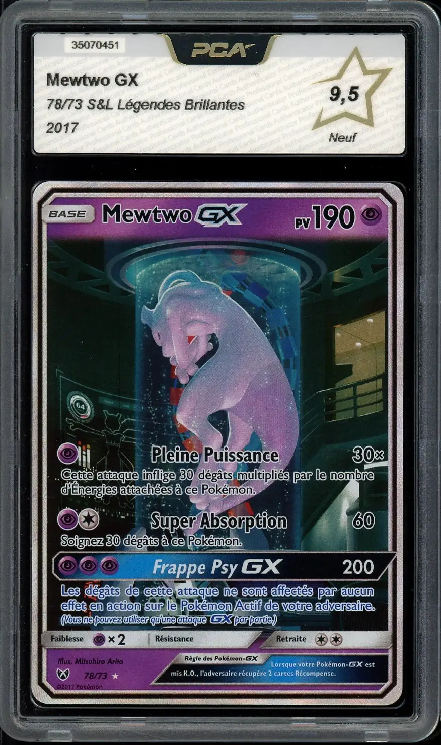 PCA 9.5 Mewtwo Gx
