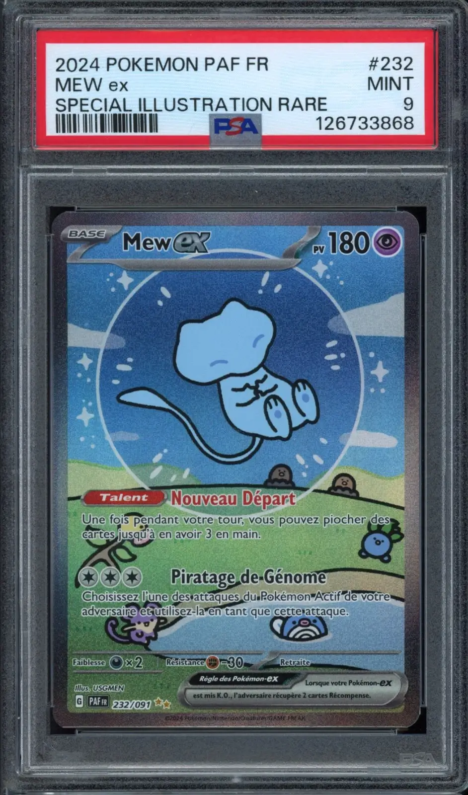 PSA 9 Mew Ex
