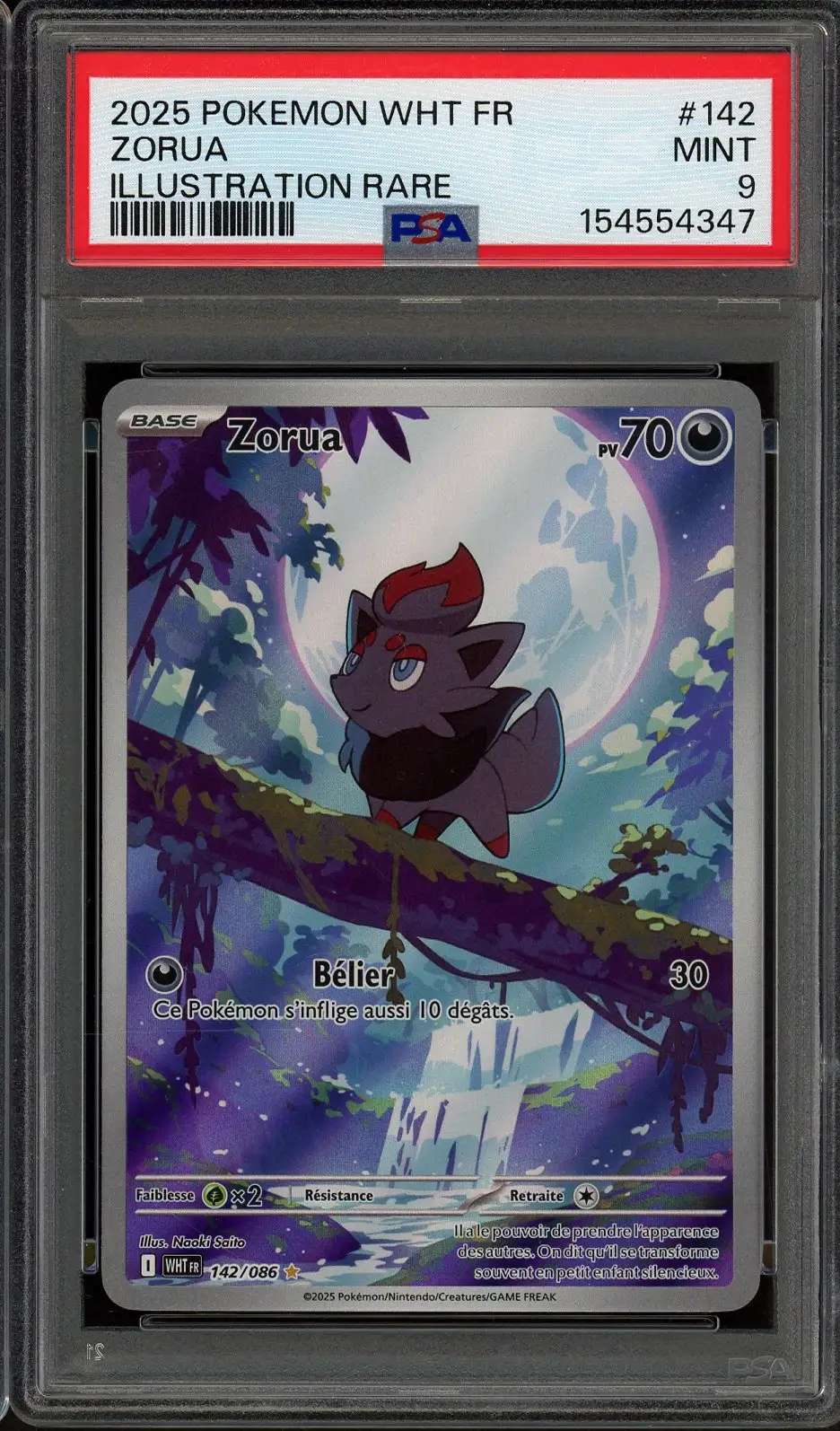 PSA 9 Zorua
