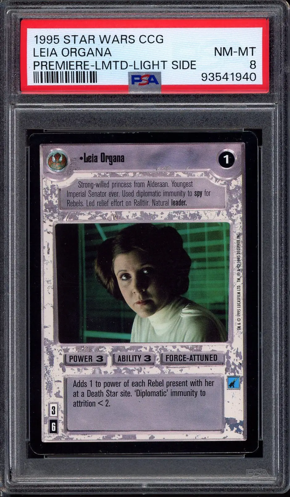 PSA 8 Leia Organa Light Side
