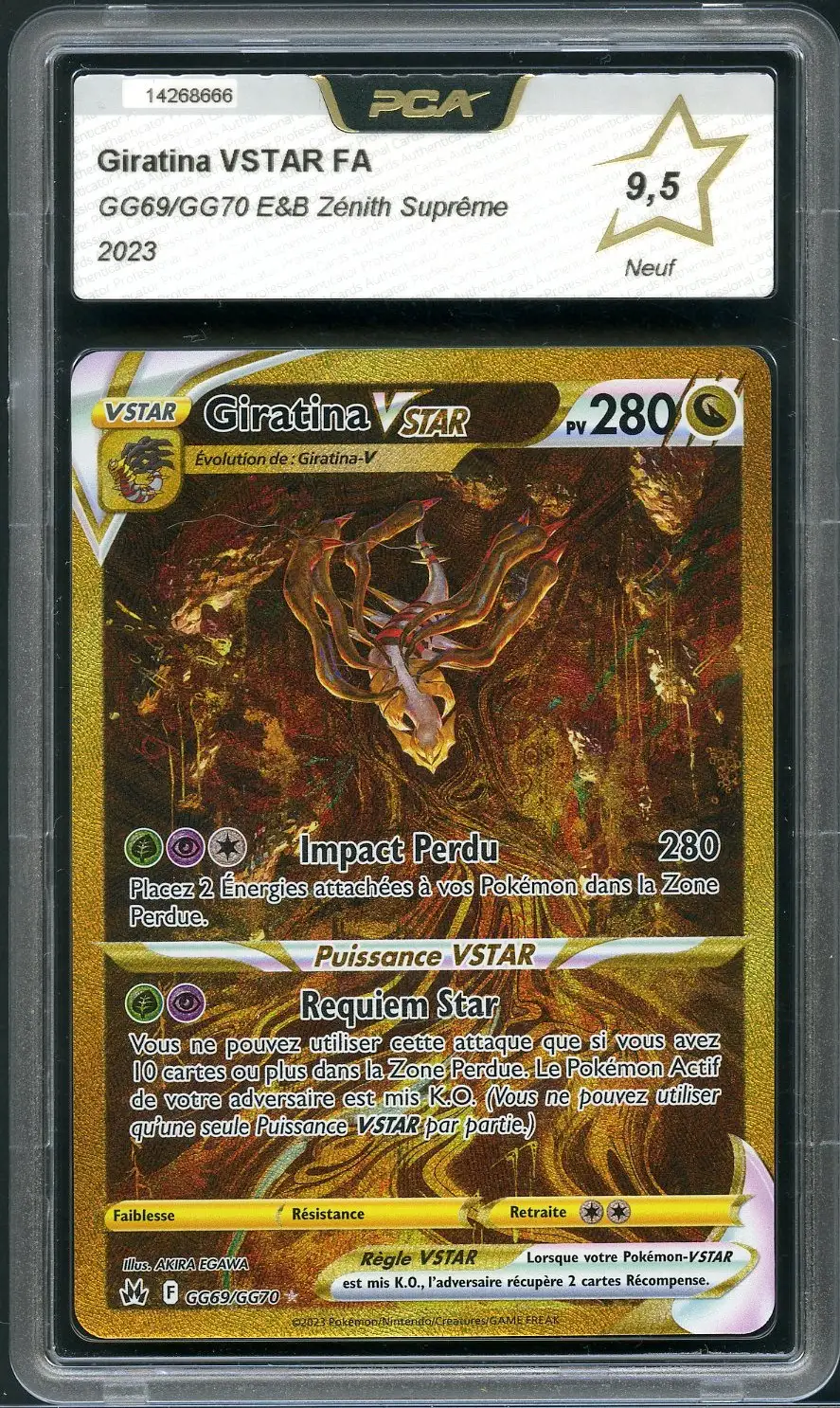 PCA 9.5 Giratina VStar Gold