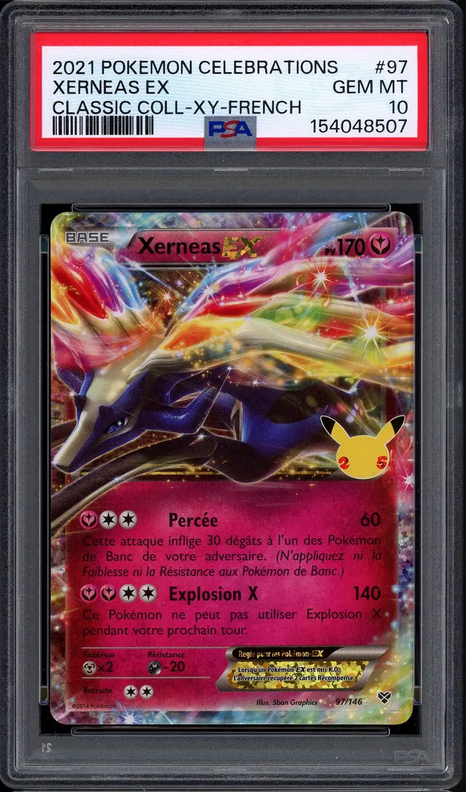 PSA 10 Xerneas Ex
