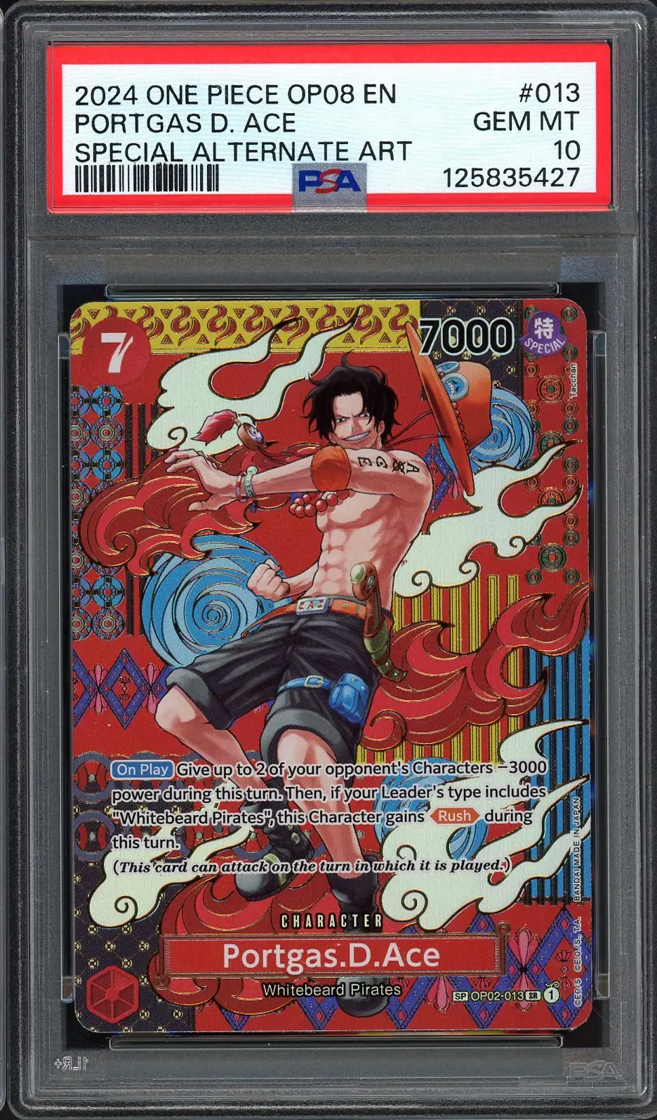 PSA 10 Portgas D. Ace