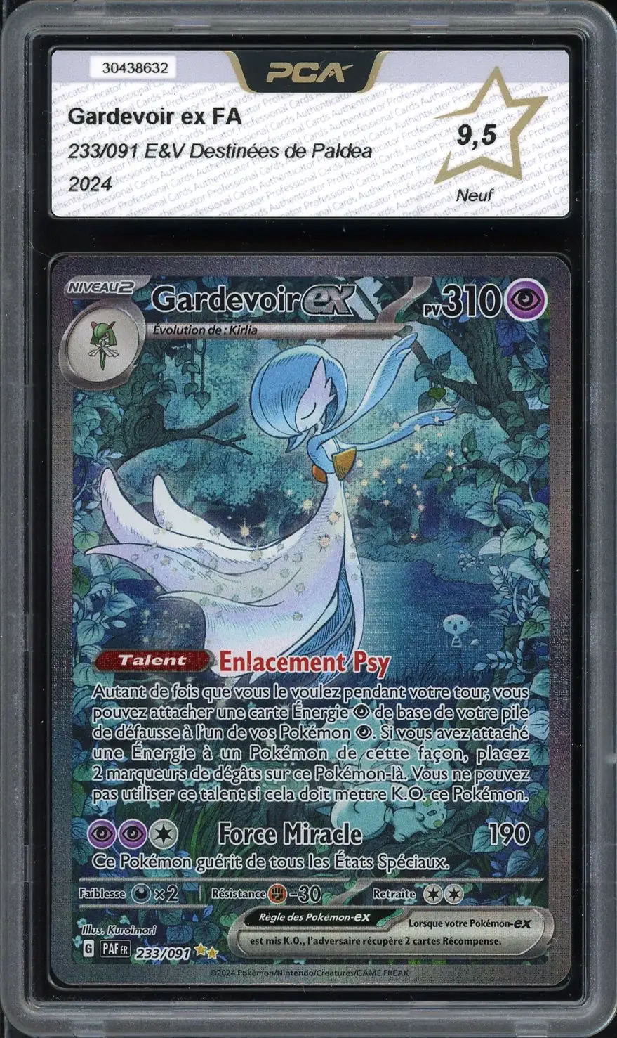 PCA 9.5 Gardevoir Ex