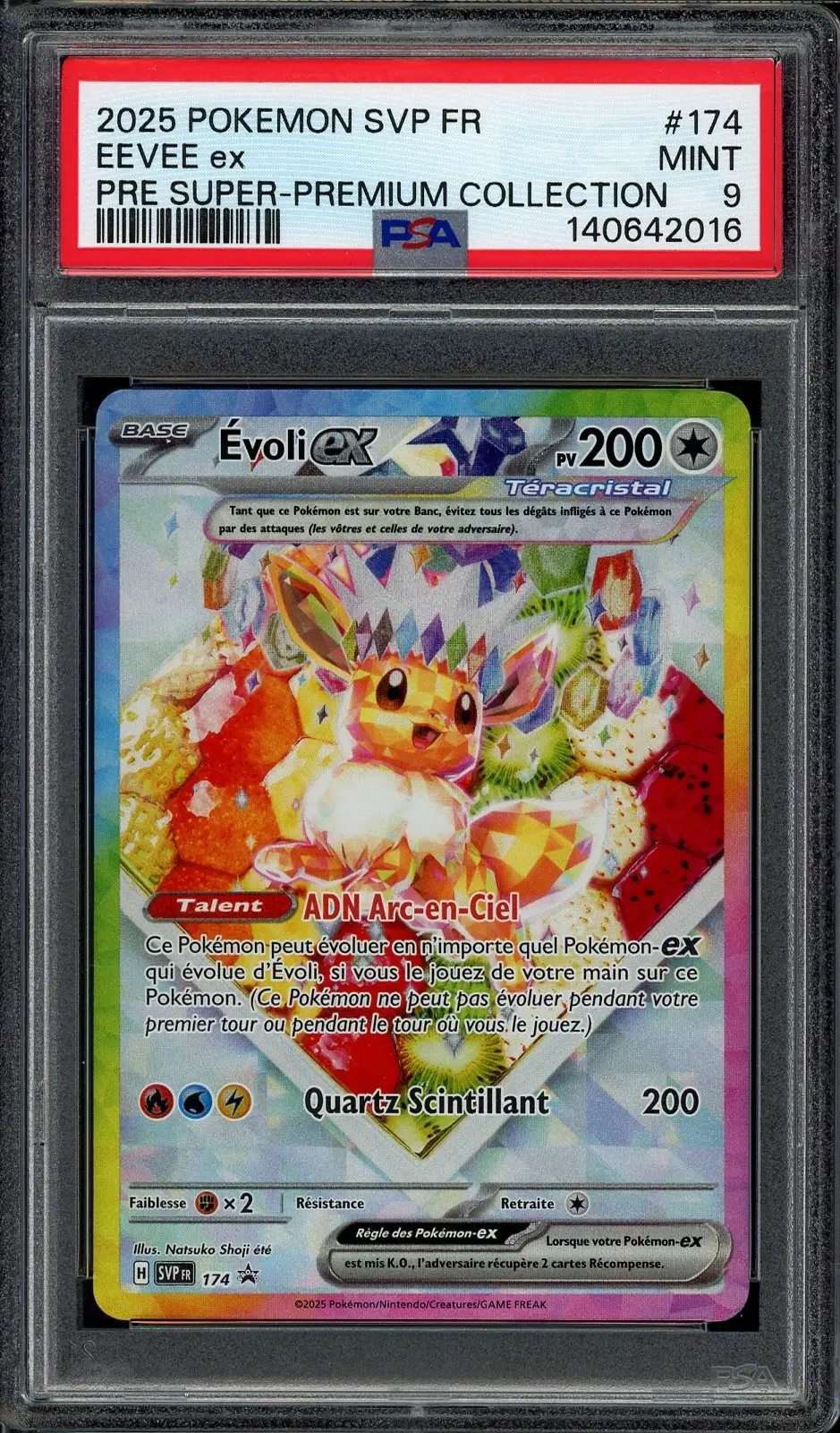 PSA 9 Evoli Ex