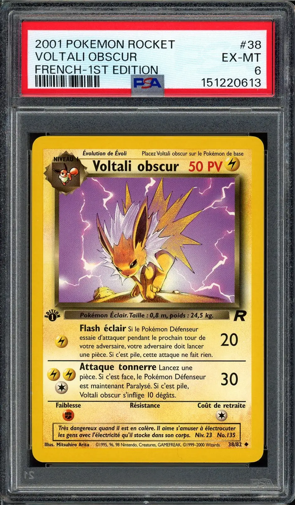 PSA 6 Voltali Obscur