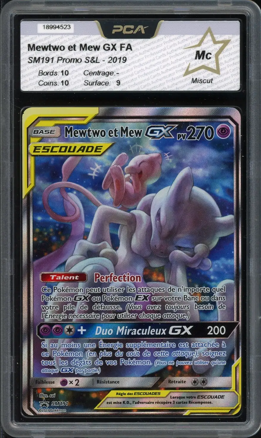 PCA A Mewtwo & Mew Gx