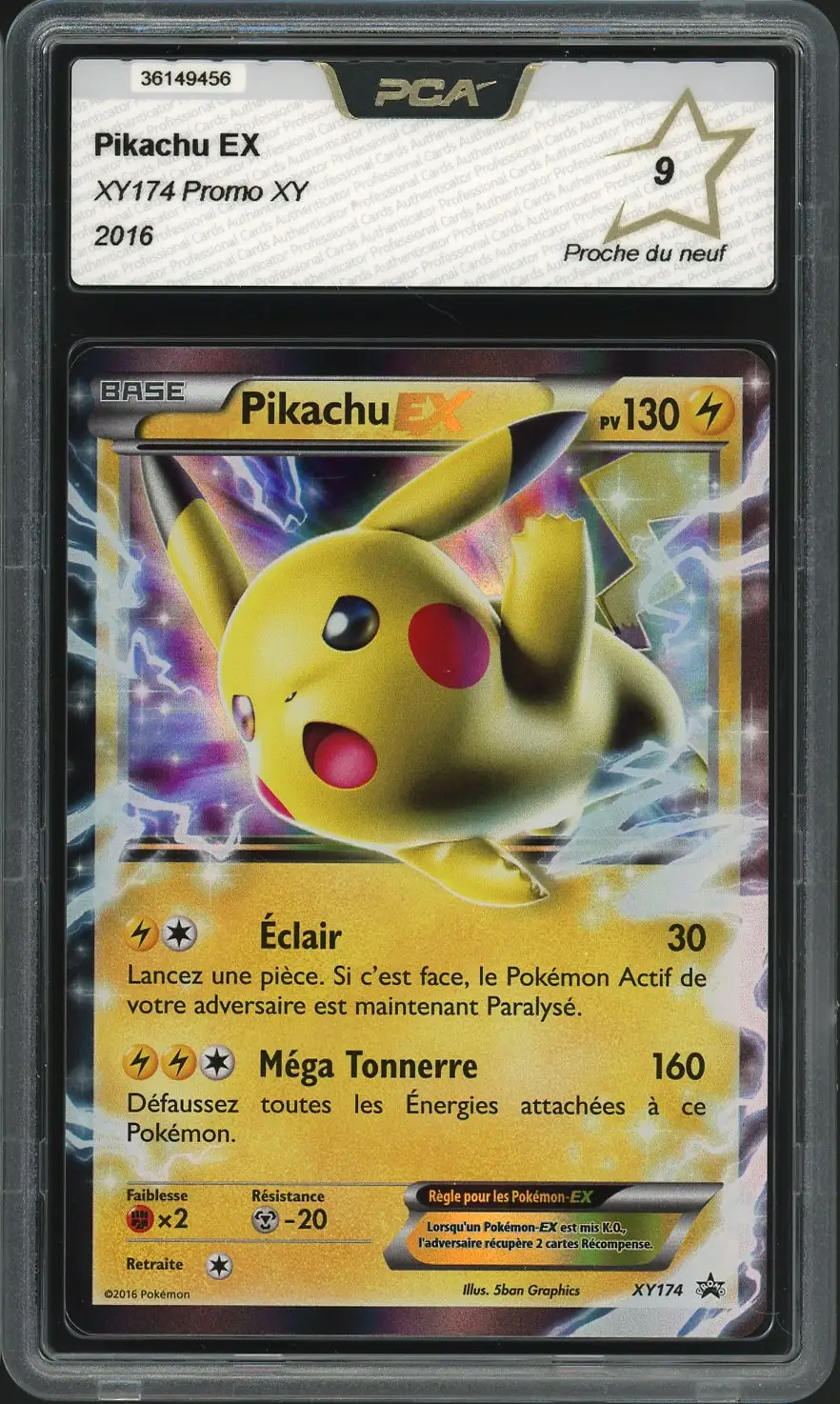 PCA 9 Pikachu Ex