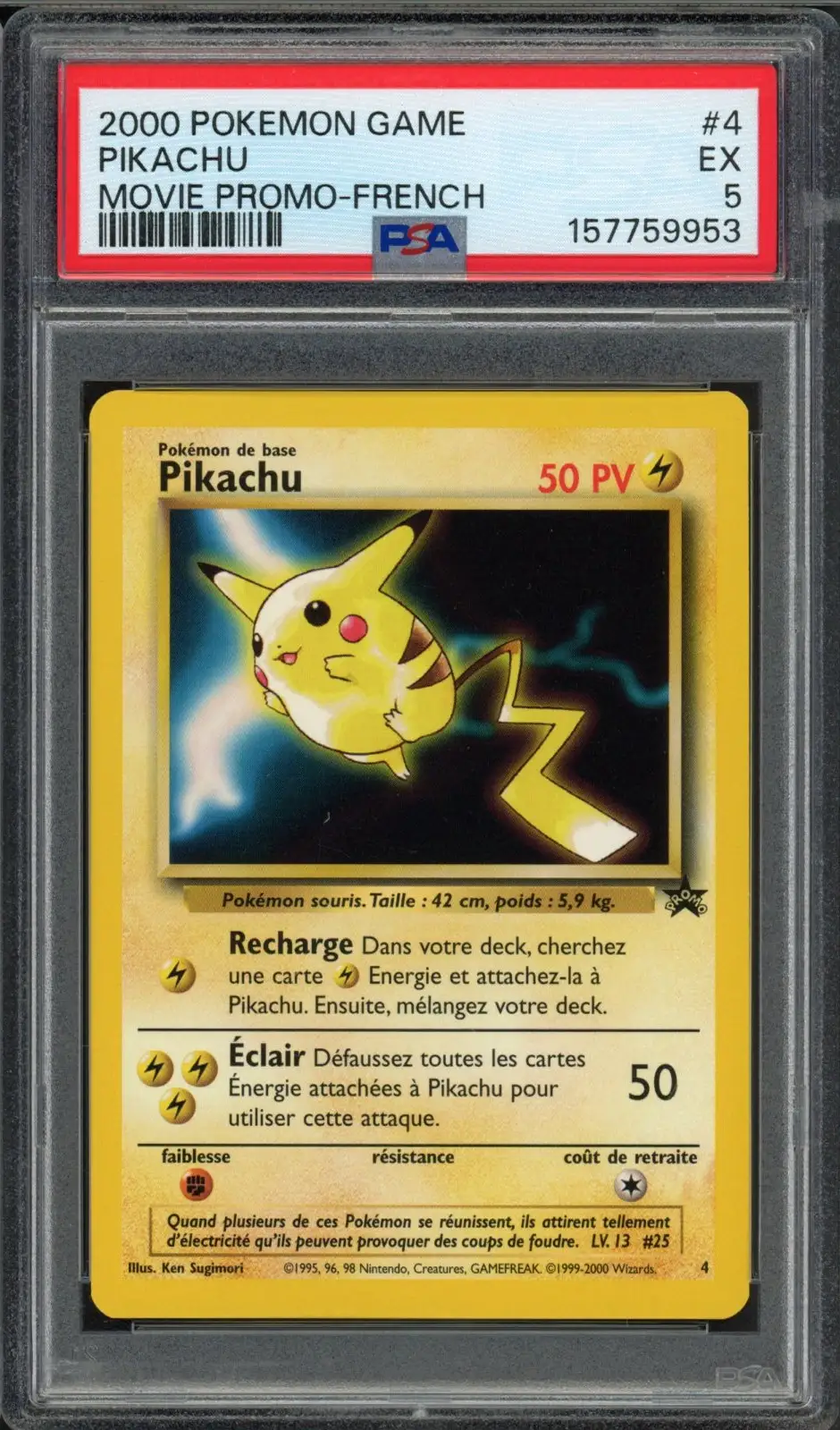 PSA 5 Pikachu Promo
