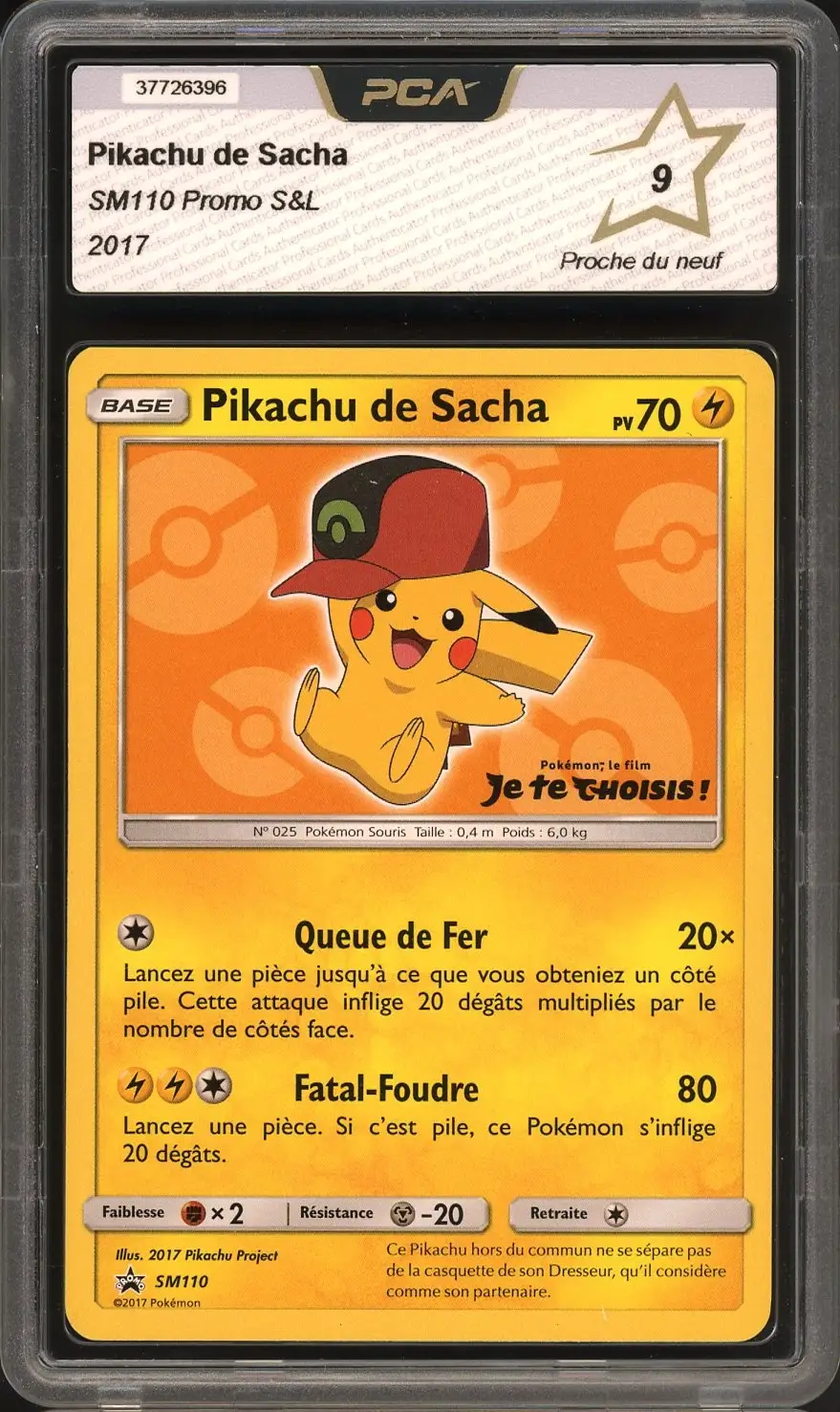 PCA 9 Pikachu de Sacha