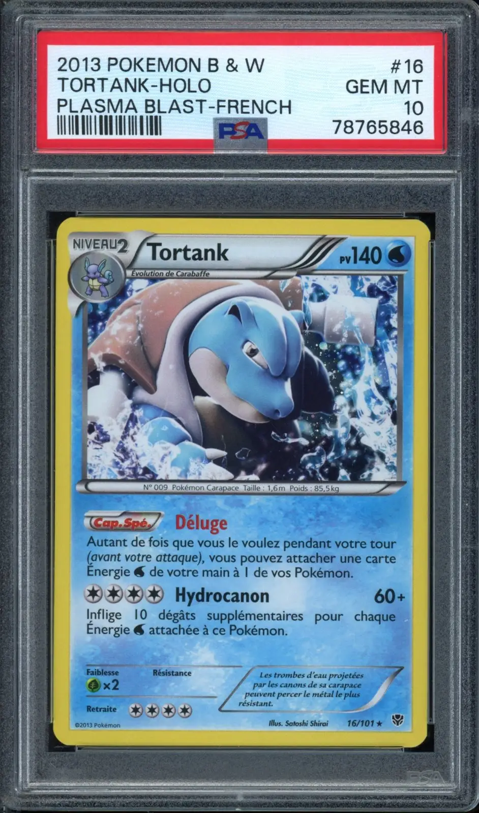 PSA 10 Tortank Holo