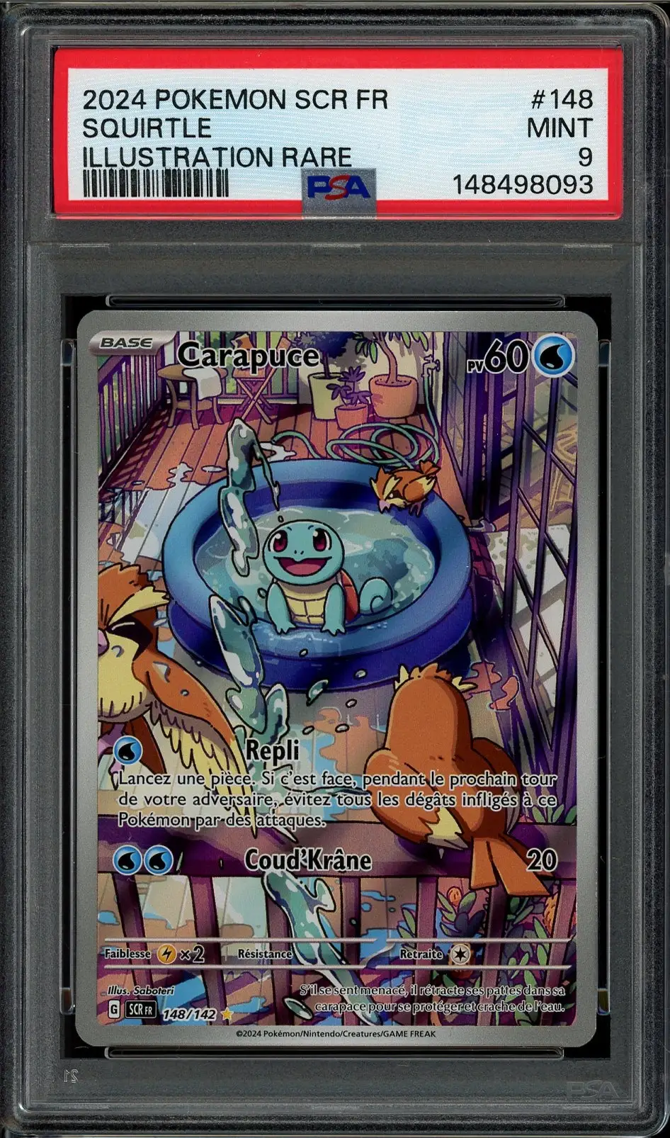 PSA 9 Carapuce