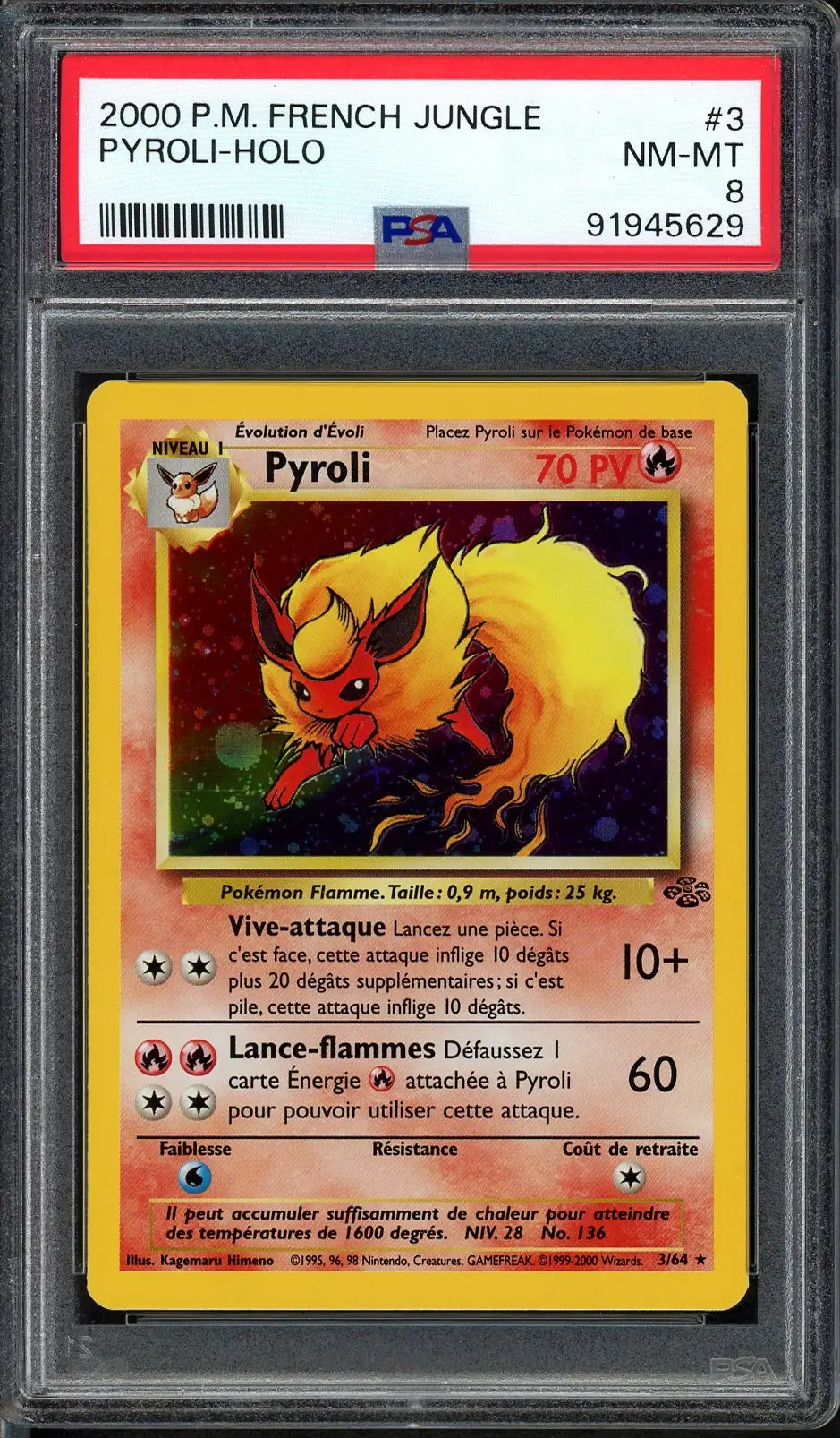 PSA 8 Pyroli Holo