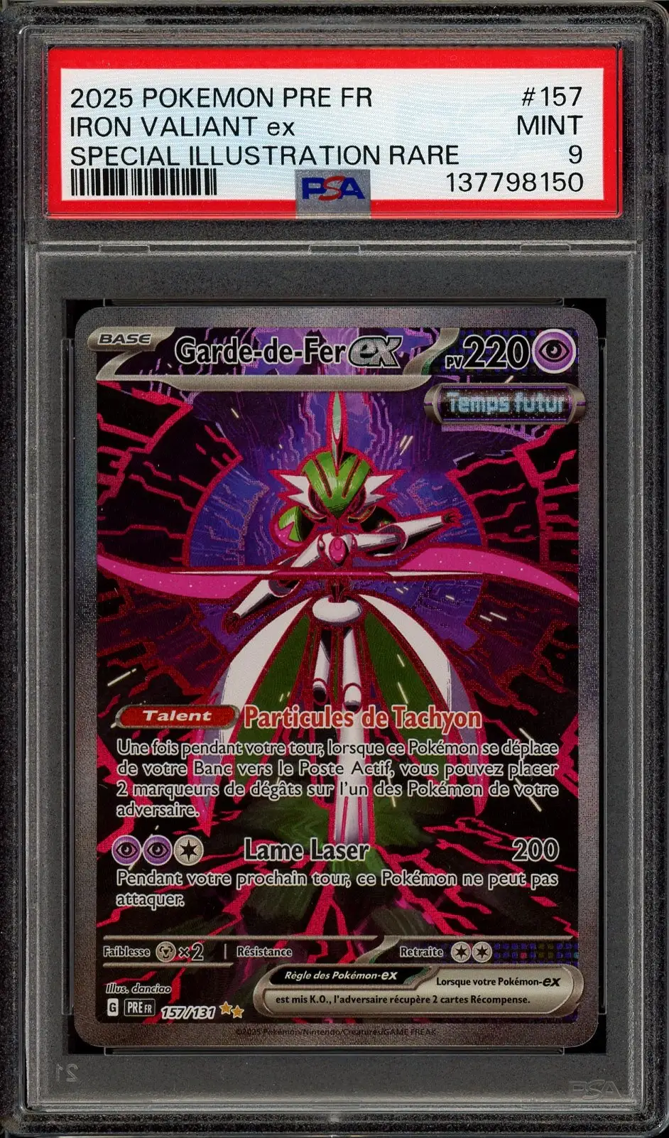 PSA 9 Garde-de-Fer Ex