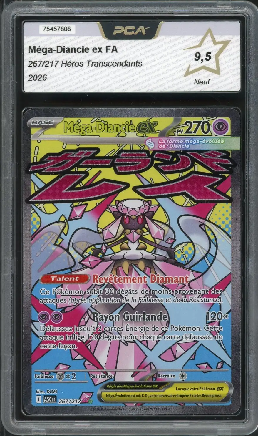 PCA 9.5 Méga-Diancie Ex