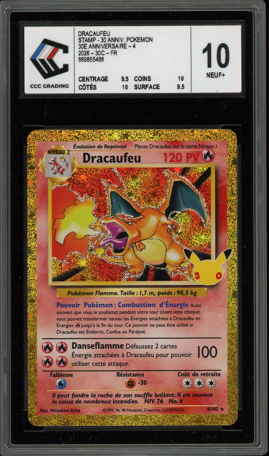 CCC 10 Dracaufeu Holo