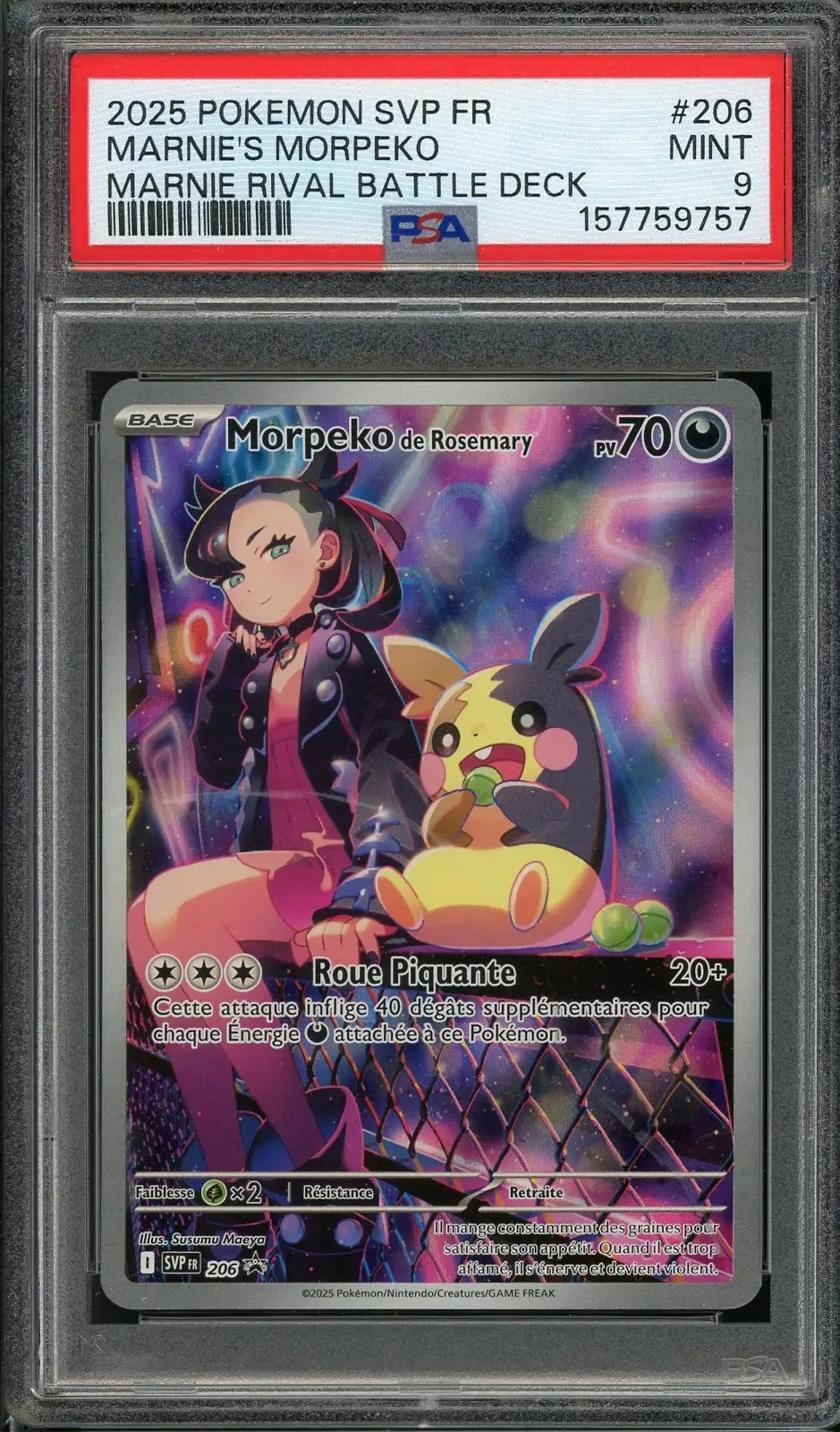 PSA 9 Morpeko de Rosemary