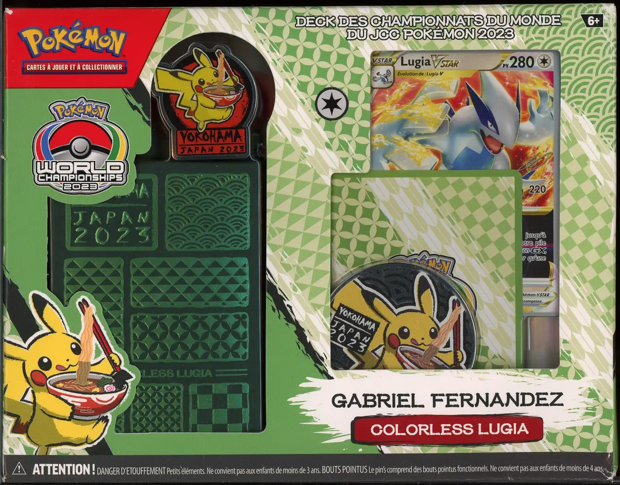 Deck des Championnats du Monde 2023 Gabriel Fernandez