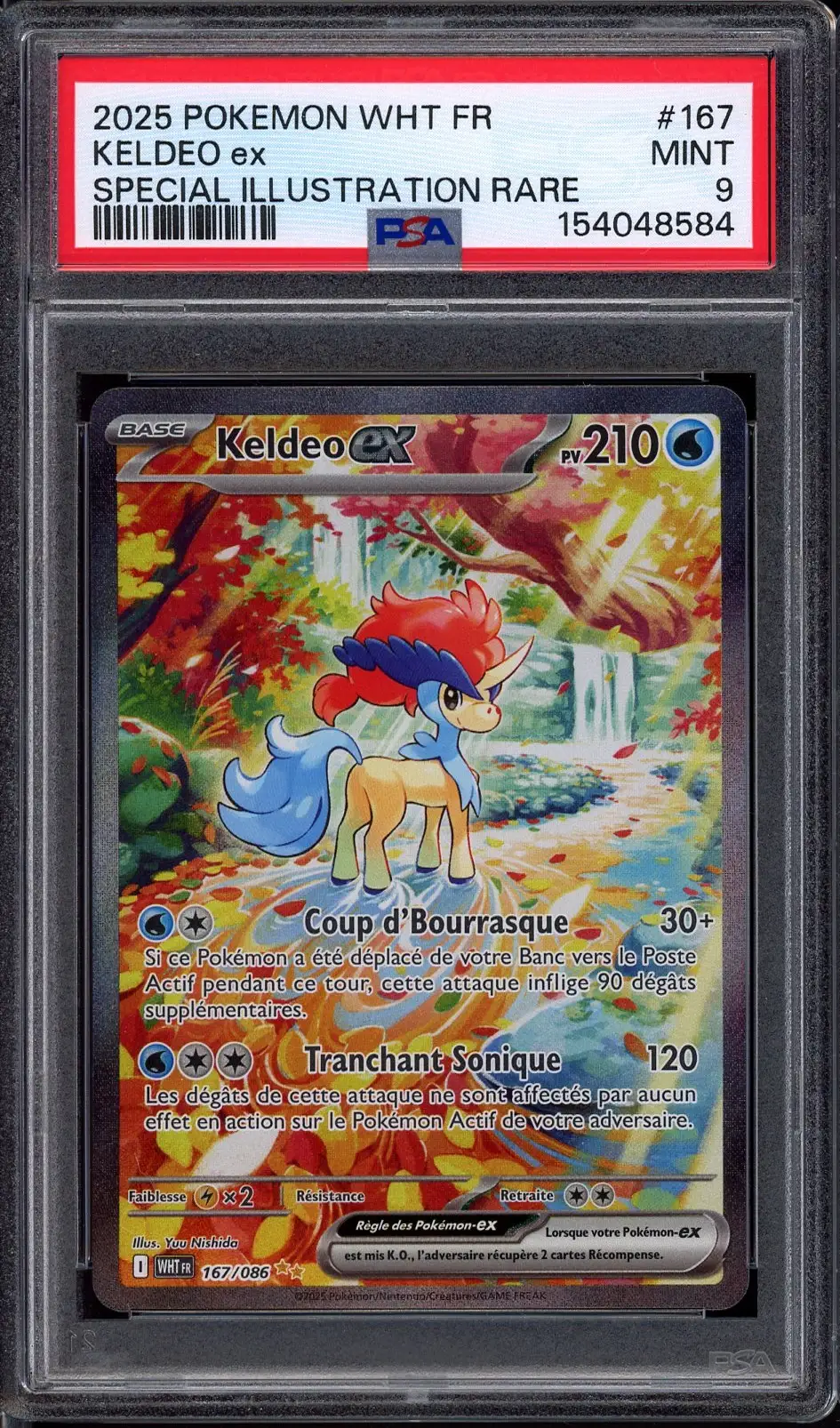 PSA 9 Keldeo Ex