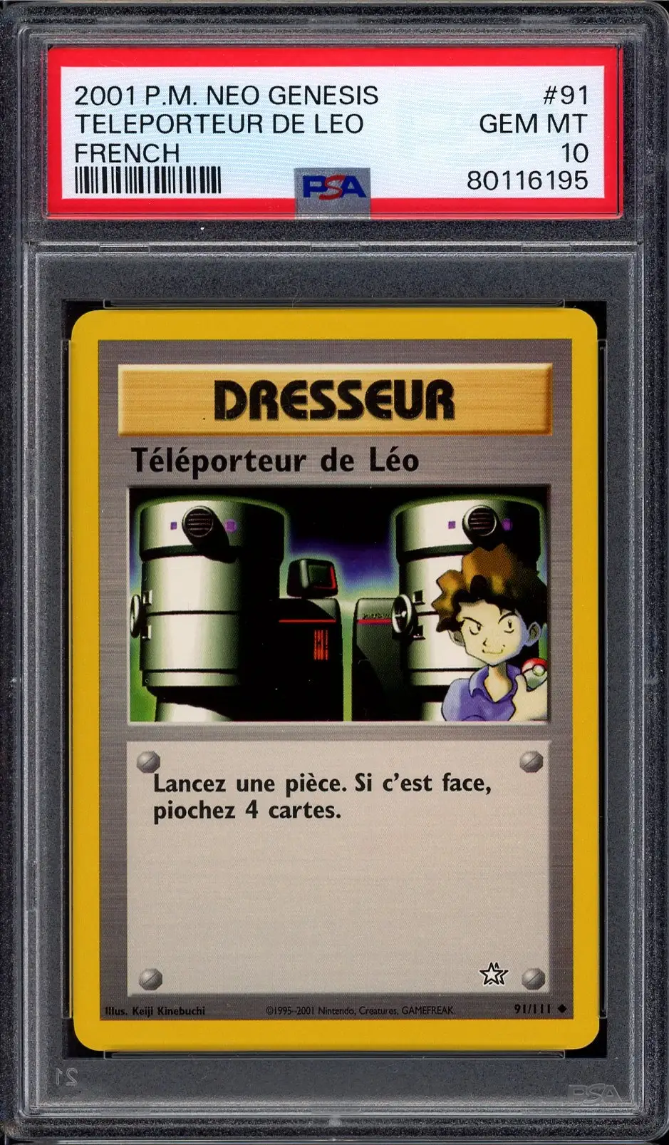 PSA 10 Téléporteur de Léo