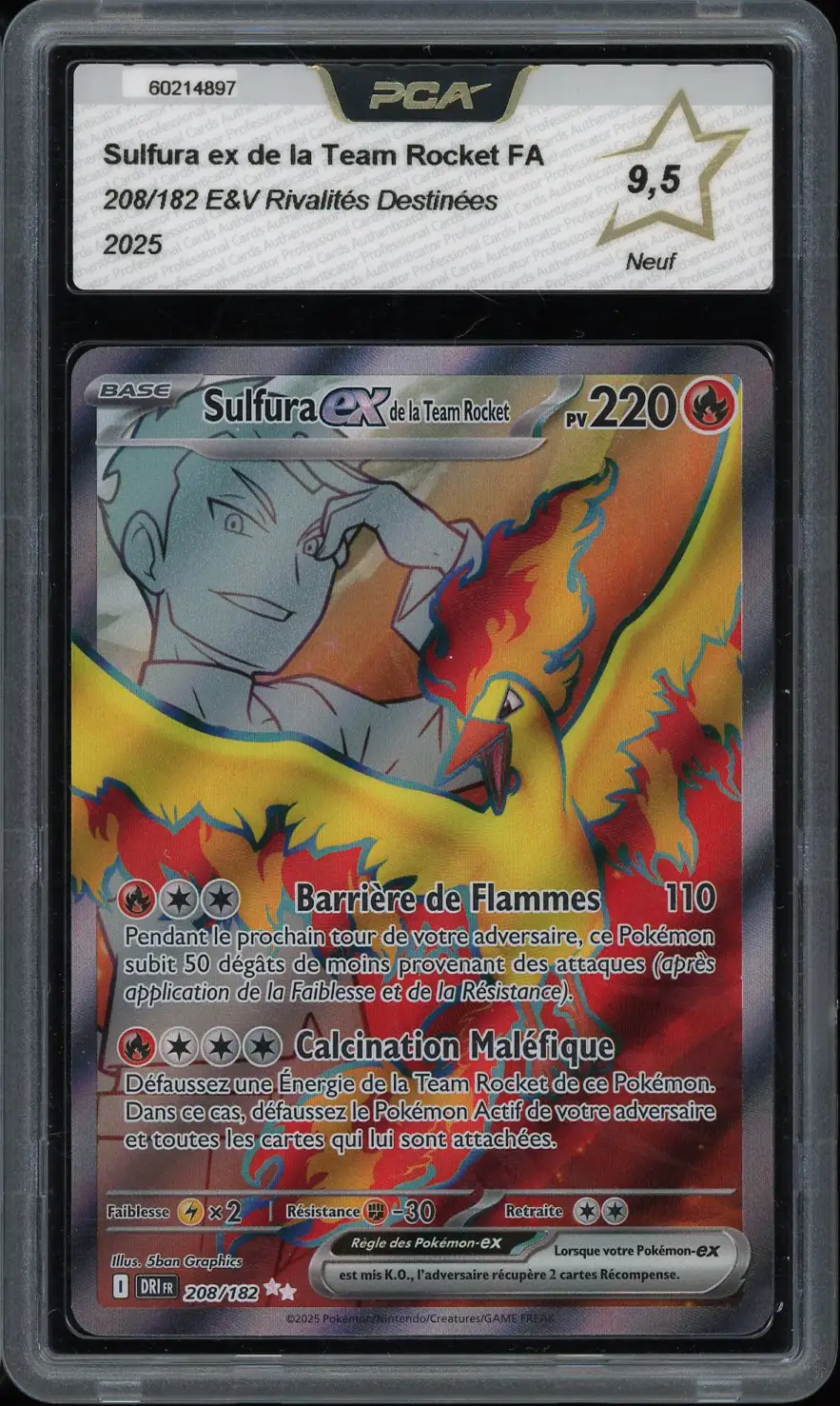 PCA 9.5 Sulfura Ex de la Team Rocket