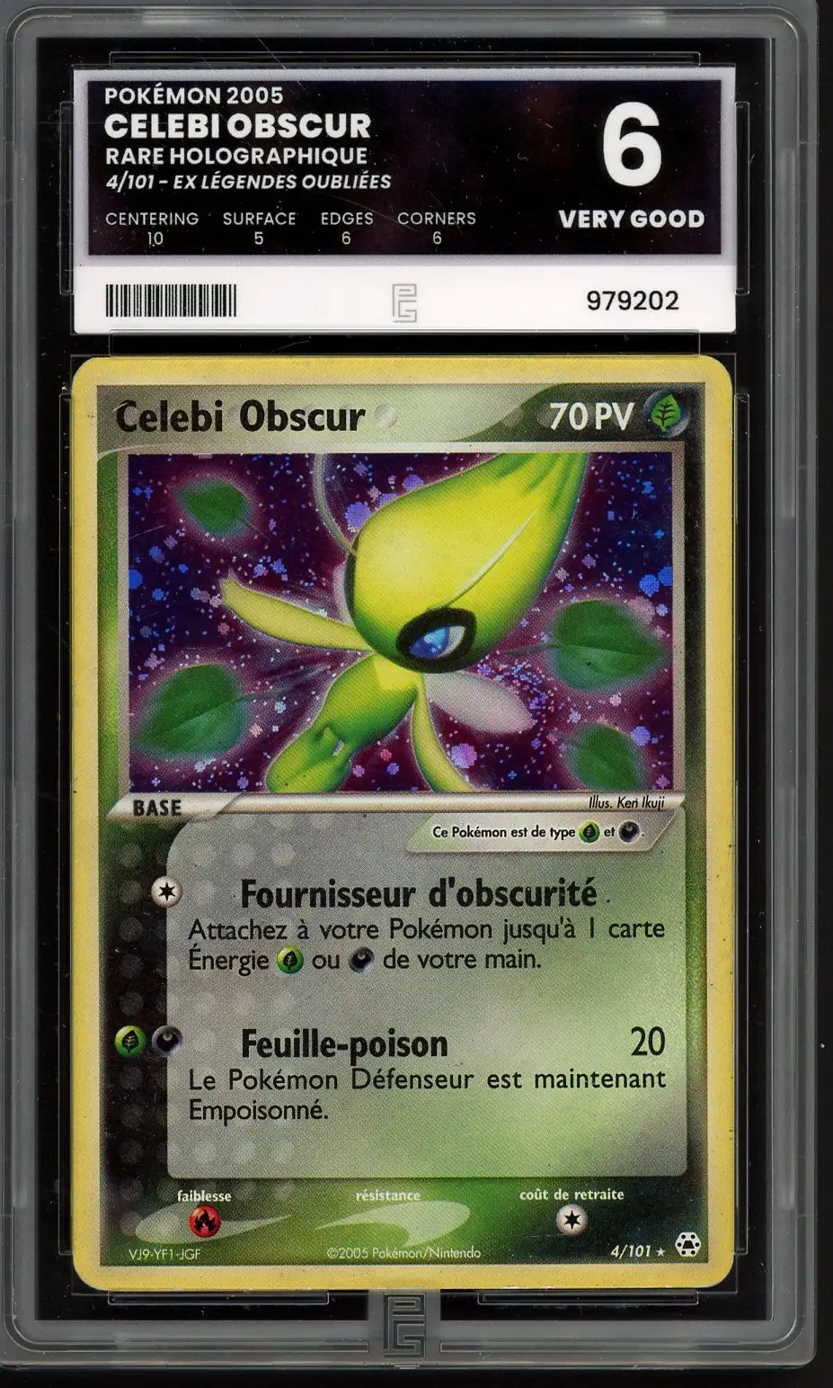 PG 6 Celebi Obscur Holo