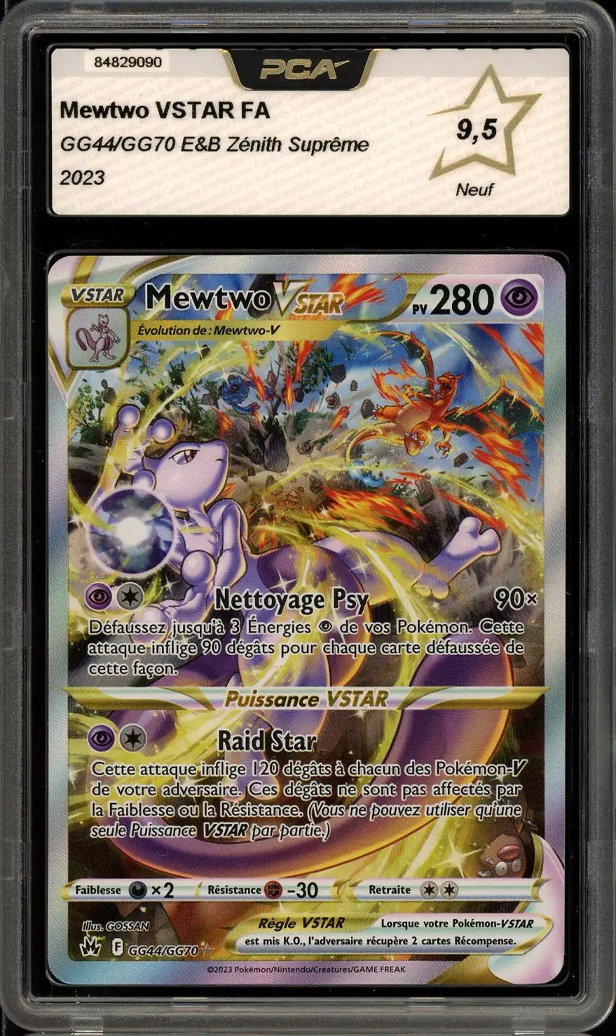 PCA 9.5 Mewtwo VStar