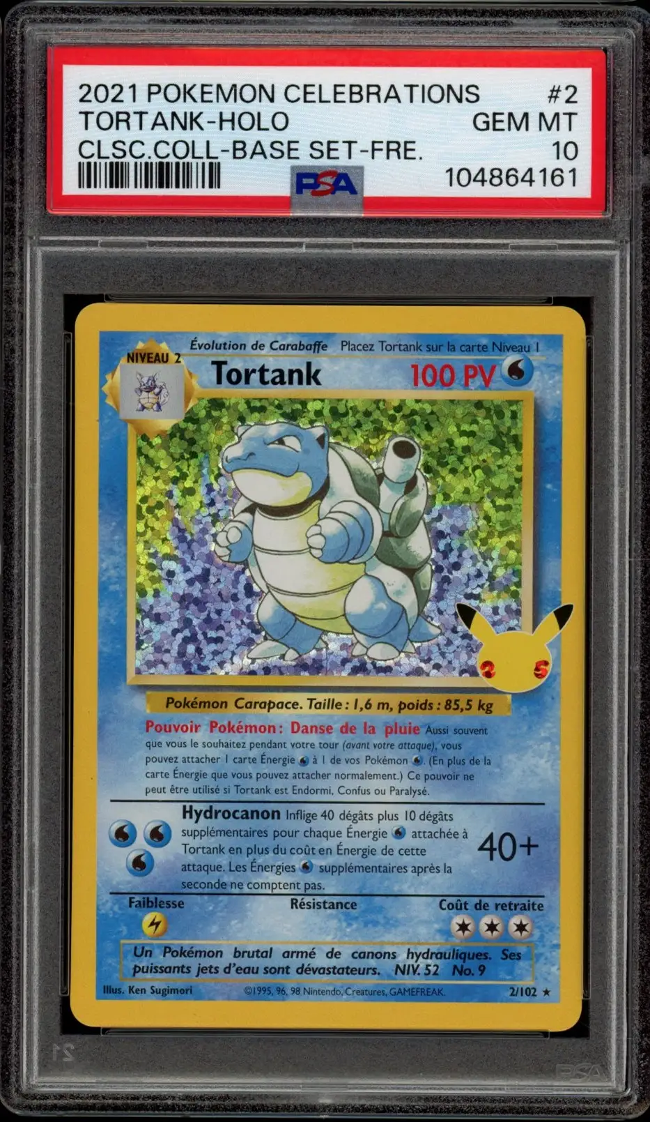 PSA 10 Tortank Holo