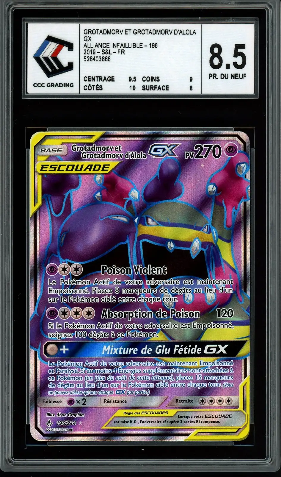 CCC 8.5 Grotadmorv et Grotadmorv d'Alola Gx