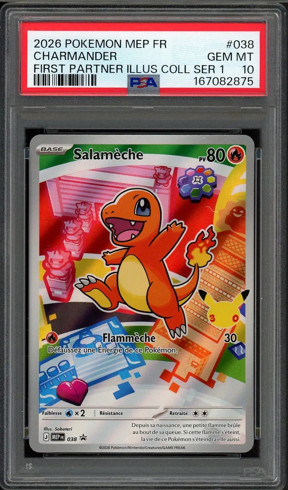 PSA 10 Salamèche