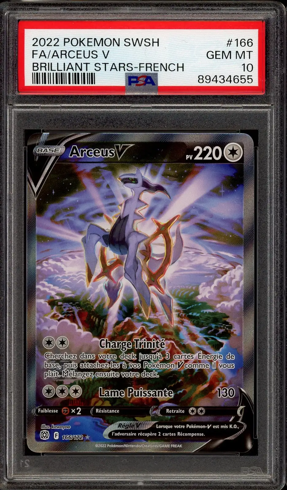 PSA 10 Arceus V